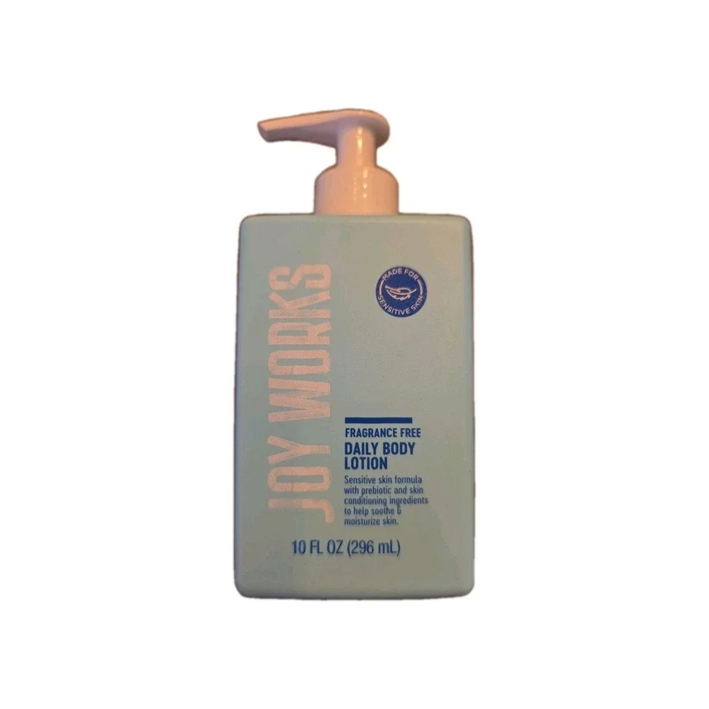 (Pack Of 3) Joy Works Sensitive Skin Daily Body Lotion Fragrance Free Prebiotic - Picture 2 of 4